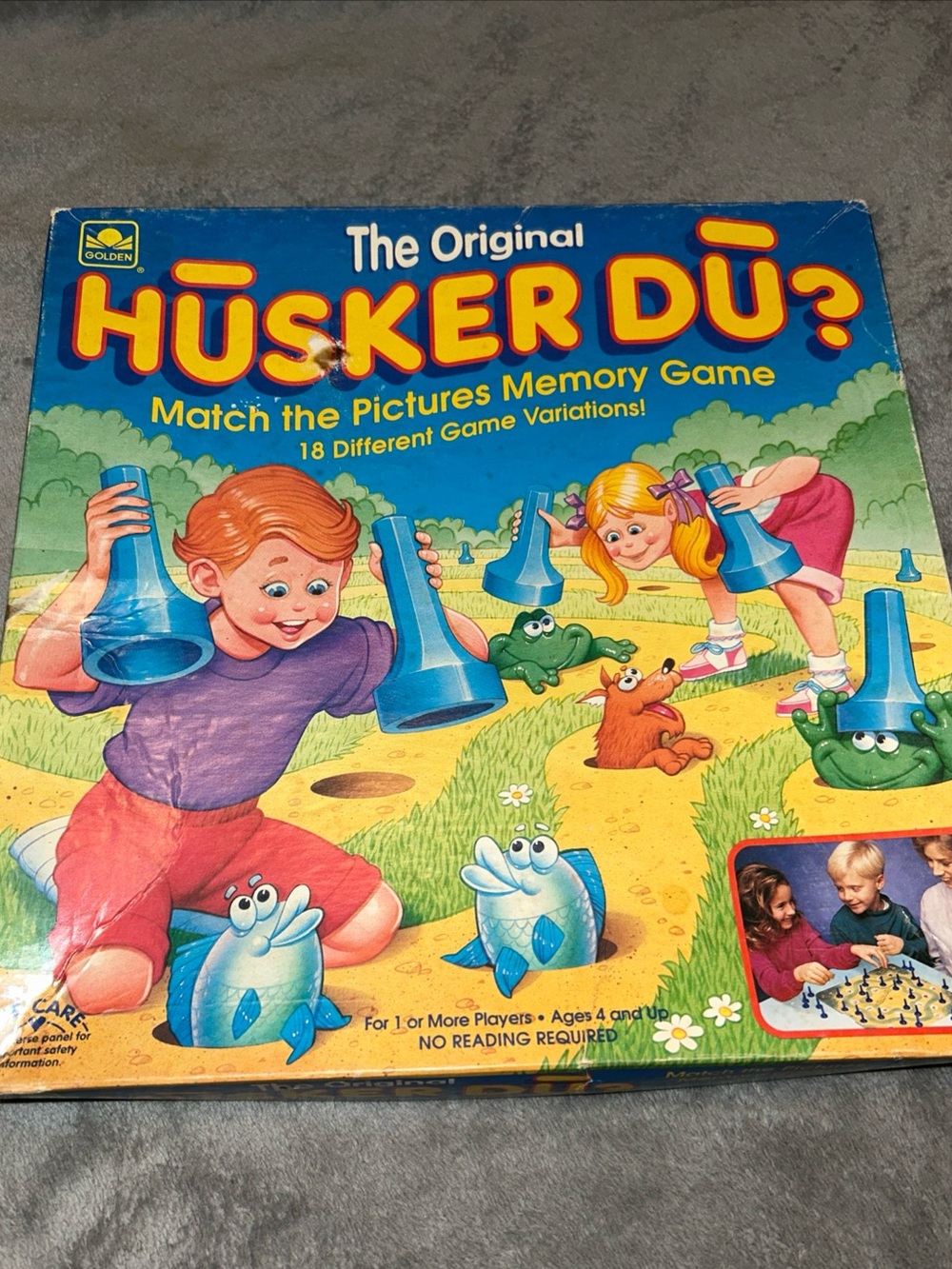 The Original Husker Du? Board Game Vintage 1993 Golden *Complete*